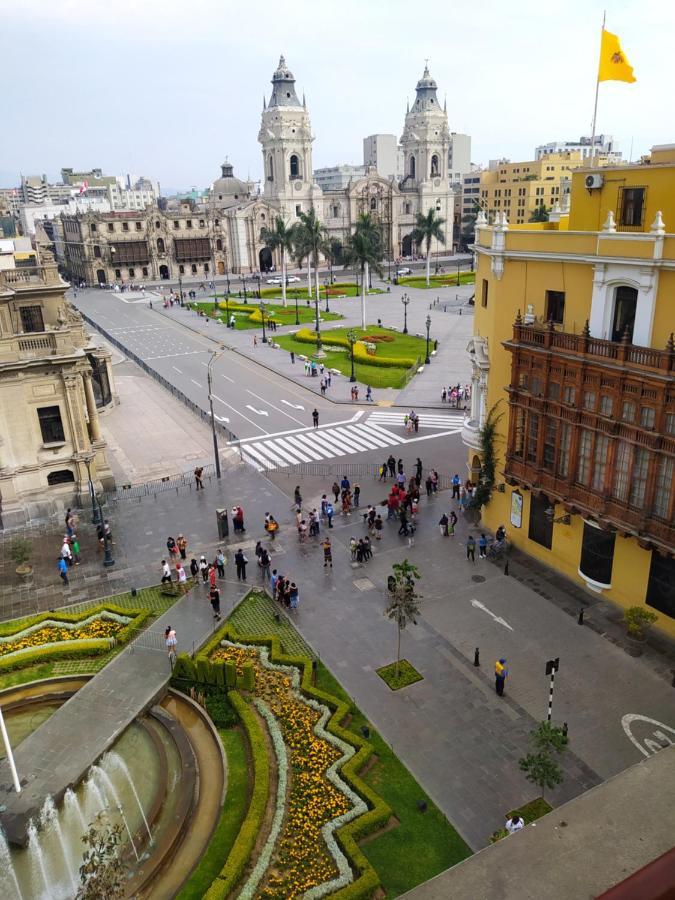 Apartamento Frente Al Palacio Gobierno Lima Exterior foto